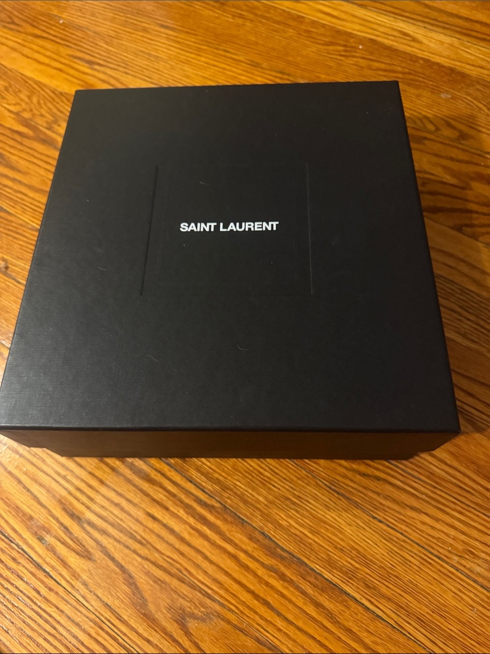 Saint Laurent Black Box with White Logo